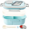 Oval Sealed Freshkeeping Bento Box Convenient Insulated Doublelayer Household Adult Lunch Box 5