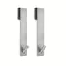 SShape Towel Hooks Stainless Steel Over Glass Door Shower Rack Bathrobe Holder 5