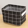 Cotton Hemp Fabric Storage Basket With Handles For Tabletop And Closet Organization 4