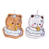 Cartoon Bubu Dudu Hand Towel  Double Layered Absorbent Coral Fleece Towel For Home 8