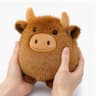 Highland Cow Plush Keychain Super Soft Bull Stuffed Animal Pendant For Car Bags And Birthday Gifts 4