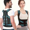 Black Adjustable Posture Support Belt For Back Pain Relief 6