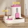 Automatic Pet Feeder With Water Dispenser Large Capacity Dog  Cat Food Bowl 6