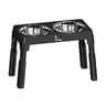Elevated NonSlip Dog Bowls With Foldable Stand  Stainless Steel Bowls 7