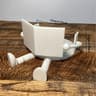 News Reading Scroll Toilet Paper Holder Printed Fun Bathroom Accessory 5