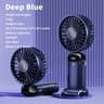 Portable Handheld Mini Fan Speed USB Rechargeable Foldable Desk  Neck Hanging Fan With Phone Stand  9