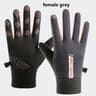 Winter Cycling Gloves For Women Waterproof Thermal Fleece Mittens For Outdoor Activities 8