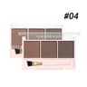 Brow Powder Set With Brush Longlasting Contour Makeup For Natural ThreeDimensional Brows 7