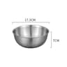 Stainless Steel Mixing Bowl Set With Scale For Cooking  Baking Large Capacity Storage Bowls For Kit 6