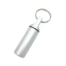 Portable Aluminum Waterproof Pill Box With Keychain For Fish Oils  Vitamins Sealed Storage For Dail 6