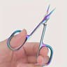Curved Tip Cuticle Scissors Precision Nail Clippers For Manicure  Eyebrow Care 6