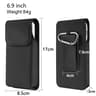 Universal Rugged Nylon Phone Holster With Secure Belt Clip And Loop 8