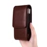 Vertical Dual Pouch Cell Phone Belt Pouch Durable Smartphone Waist Holder Case 7