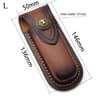 Genuine Cowhide Leather Knife Sheath  Storage Pouch Durable Foldable Knife Holder For Tactical Tool 6