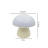Mushroom LED Table Lamp Touch Dimming USB Rechargeable Ambient Night Light 5