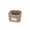 Plaid Fabric Storage Basket Stylish Foldable Storage Organizer Bin For Toys Cosmetics And Home 7