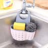 Adjustable Kitchen Sink Organizer Faucet Hanging Basket With Drainage Storage 6