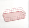 Iron Storage Basket Desktop Organizer For Home Kitchen Cosmetics And Dorm Room Essentials 11