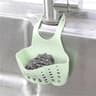Adjustable Sink Storage Drain Basket Hanging Organizer For Kitchen Soap Sponge Storage 6