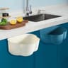 Cloud Shape Hanging Trash Can For Kitchen Cabinet Door Space Saving Garbage Bin 7