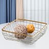 Kitchen Vegetable Fruit Basket Wire Storage Basket For Eggs Bread And Produce 5