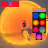 Sunset Lamp LED Night Light Projector For Bedroom Room Decor Photography Atmosphere Gift 7