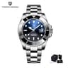 Automatic Mechanical Stainless Steel Waterproof Men Watch 6