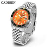 Luminous Men Automatic Mechanical Watch With Sapphire Glass Ceramic Bezel 8