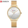 Ultra Thin Ladies Quartz Watch With Waterproof Mesh Strap Fashion Wristwatch 11