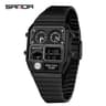 Square Digital Watch For Men With Thermometer Stopwatch Multifunction Sports Wristwatch 5