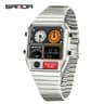 Square Digital Watch For Men With Thermometer Stopwatch Multifunction Sports Wristwatch 7