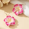 Elegant Pearl Drop Earrings Flower Earrings For Women With Baroque Dangle Design 4