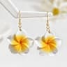 Elegant Pearl Drop Earrings Flower Earrings For Women With Baroque Dangle Design 5