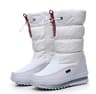 Womens Waterproof Snow Boots Plush Lined Non Slip Platform Winter Boots 7