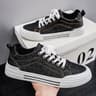 Mens Denim Streetwear Sneakers Lace Up Canvas Hip Hop Casual Trainers 5