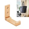 Foldable Wall Mounted Hooks Space Saving Collapsible Clothes Hanger Aluminum Robe Hook 4