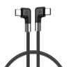 100W USB C Fast Charging Cable With Dual 90 Elbow Design For Gaming  Data Transfer 2