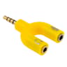 35mm Headphone Splitter Headset Mic Adapter Audio Splitter Cable 35mm Audio Adapter Headphone Mic S 11