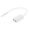 Dual 35mm Headphone Splitter Cable For Phones Tablets  Car Stereo Audio Sharing 1