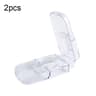 2 Pack Pill Cutter With Storage Case Portable Tablet Splitter For Vitamins  Medication 5