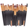 Makeup Brush Set With Wooden Handles  Soft Nylon Bristles For Flawless Beauty Application 1