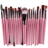 Makeup Brush Set With Wooden Handles  Soft Nylon Bristles For Flawless Beauty Application 15