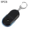 Whistle Activated Key Finder Set With LED Flash Locator 5 Pack Portable Anti Lost Tracker 8