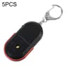 Whistle Activated Key Finder Set With LED Flash Locator 5 Pack Portable Anti Lost Tracker 2