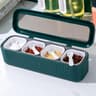 Premium 4 Grid Kitchen Spice Storage Box Space Saving Seasoning Box  Spice Storage Container 9