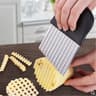 Stainless Wave Vegetable  French Fries Cutter Crinkle Cutter Knife 6