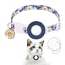 Daisy AirTag Dog  Cat Collar With Secure Tracker Holder And Bell 6