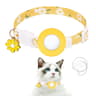 Daisy AirTag Dog  Cat Collar With Secure Tracker Holder And Bell 11