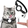 AirTag Pet Collar With Reflective Safety Buckle  Bell For Cats And Small Dogs 1