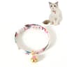 Flower Bell Adjustable Pet Collar For Cats  Dogs Soft Nylon Cat Collar With Safety Buckle 8
